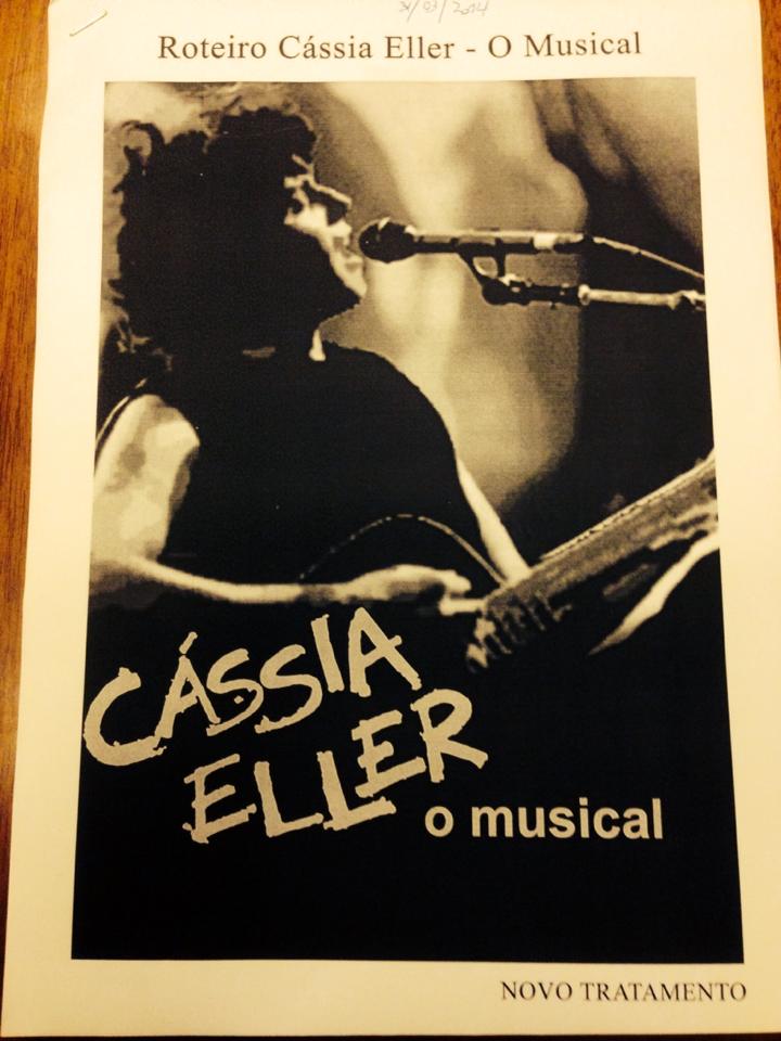 Roteiro de "Cássia Eller - O Musical" - Foto: Divulgação / Página Oficial no Facebook