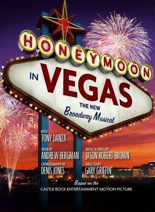 Cartaz da produção musical de "Lua de Mel em Las Vegas"