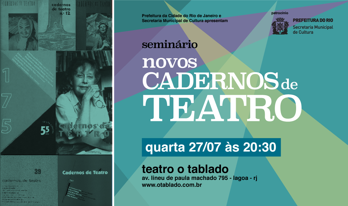 Photo of “Cadernos de Teatro” retorna à cena em acervo digital