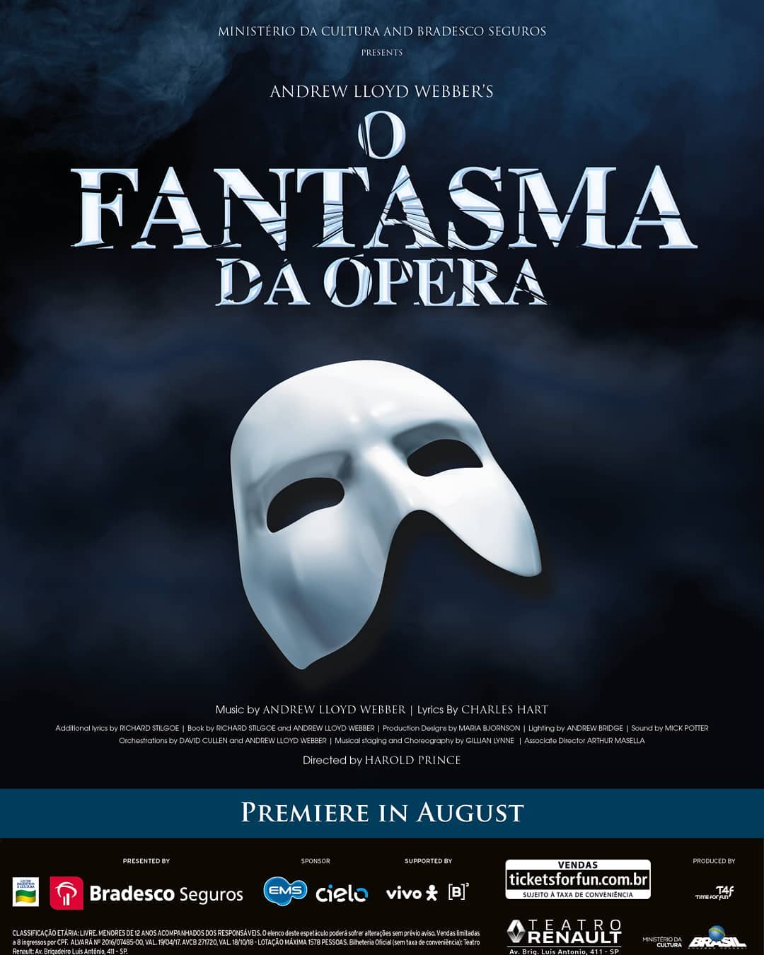 Photo of “O Fantasma da Ópera” abre venda de ingressos