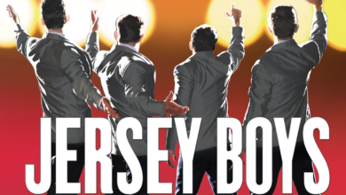 Poster Oficial da montagem norte-americana de "Jersey Boys"